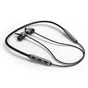 Bluetooth 5.0 Dual Mic Neckband In-Ear Earphone Wireless Magnetic Sports Headphone For Xiaomi Huawei Chinese Version Black Colour