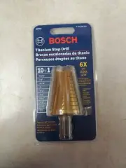 Bosch Step Drill Bit Titanium - Coated. SDT9 13/16" to 1-3/8".