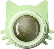 Wall Catnip Toys Cats Interactive - Cat Chew Ball Treats, Lickable Catmint Snacks | Rotating Wall Ball, Teeth Cleaning Cat Toys, Kitten Chewing Entertainment Floor Use