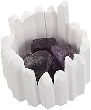 Ciieeo Amethyst Crystal Aromatherapy Diffuser Natural Handmade Essential Oil Diffuser for Home Decor Unique Decorative Accent for Calming Ambiance for Aromatherapy Table