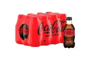 Coca - Cola Zero Sugar Soft Drink Mini Bottles 12 X 300ml