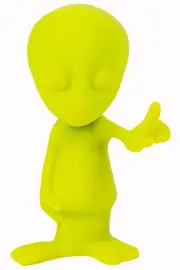 Velvet Brands Alien Vibrator 5.2" Glow In The Dark Vibrator