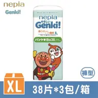 在飛比找ETMall東森購物網優惠-【王子 nepia 】麵包超人褲型紙尿褲 XL(38片x3包