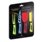 NEW Scanpan Spectrum Cheese Knife Set 4pce