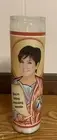 Celeb Prayer Candle Kris Jenner RARE Kardashian 8 inch Glass Votive Made USA #S1