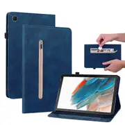 Pu Leather Tablet Case For Samsung Galaxy Tab A9+, Zipper Pocket Tablet Stand Cover