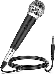 Microphone,YS‑226 Unidirectional Wired Microphone Handheld Dynamic Moving Coil Mic for DVD/KTV/Mixer/Power Speaker