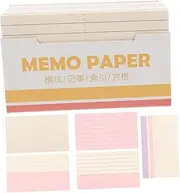 jojofuny 180 Sheets Index Cards Blank Note Cards for Studying Memo to-do List Binder Rings
