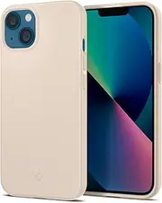 SPIGEN Thin Fit Case Designed for Apple iPhone 13 mini (2021)[5.4-inch] Exact Fit Ultra Slim Hard Cover - Sand Beige