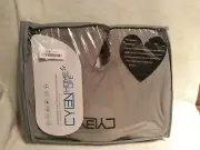 Cylen Home Life Orthopedic Bamboo Memory Foam Seat &Lower Back Cushion New 16x13