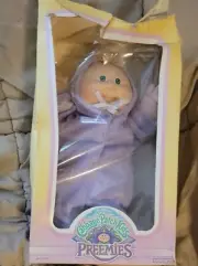 VINTAGE CABBAGE PATCH KIDS PREEMIES 1987 COLECO OLIVE MIRANDA/OCT 1 Green Eyes
