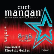 Curt Mangan Fusion Matched Pure Nickel Electric Guitar Strings gauges 8-38