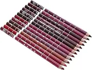 VICASKY 12pcs Professional Makeup Lipliner Set Waterproof Lip Liner Pencils Nude Lip Liner Makeup Set Random Color