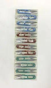 NEW 12PK SEWING THREAD NIPPERS SNIPPERS CLIPPER TRIMMING SCISSORS FIRST AID TC50