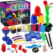 Magic Kit, Magic Tricks for Kids Age 6-8, 40 Magic Tricks with Instructions f...