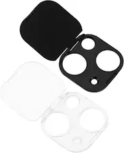 Tofficu 2Pcs Stereoscopic Lens Protector for All Package Phone Protective Lid with Privacy Shield Durable Camera Lens Caps Transparent