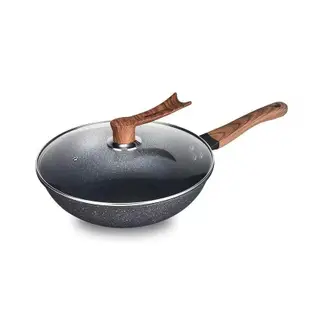 麥飯石炒鍋32cm SIN6805 不沾鍋 炒鍋
