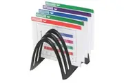 Marbig A4 Paper Documents Folder Rack Organiser Holder Stand Home Office Black
