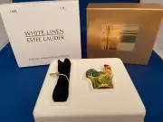 ESTEE LAUDER BEJEWELED ROOSTER SOLID PERFUME COMPACT BY JUDITH LEIBER