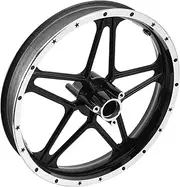 VINTORKY Mini Bike Wheel Replacement Rear Wheel Hub Assembly Boys and Girls' Motorcycles Rim Steel Easy Installati