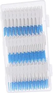 WATIIFUFU Interdental Brush Soft Silicone Bristles 300 Pieces Deep Cleaning for Gums Travel Size