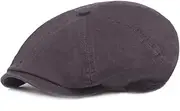 [Generic] Men’S Plain Color Hat Classic Berets Hats Outdoor Newsboy Driving Golf Cap