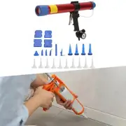 Pneumatic Caulking Tool Adjustable Sausage Tube Caulk Silicone Sealant Tool