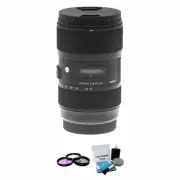 Sigma 18-35mm f/1.8 DC HSM Lens for Canon + UV Kit & Cleaning Kit