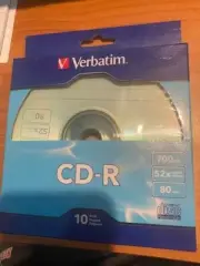 Brand New Verbatim CD-R Discs 700MB/80min 52x 10/Pack