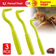 3PCS Tick Removal Tool Scratching Remover Tool Picker Pet Flea Tick Hook Twister