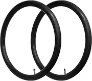 [CalPalmy] (2 Pack) 12"/14"/16"/18"/20"/22"/24"/26"/28" Kids Bike Inner Tubes Butyl Rubber Fit 1.75-2.125 with Schrader Valve - Compatible with Titan Racing Junior Range Kids Bike, Road/Mountain Bike
