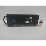 OTG 轉接頭 TYPE-C TO USB 3.0A OTG 充電/傳輸/轉接器 C公轉A母 金色 充電傳輸二合一