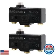 Baomain Limit Micro Switch BM-1306 Short Push Plunger Actuator Momentary Type
