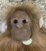 Miyoni by Aurora PLUSH ORANGUTAN 12”Monkey Ape Brown Furry