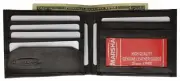 BROWN GENUINE LEATHER MENS BIFOLD WALLET FRONT POCKET CARD 6+ FLAT THIN