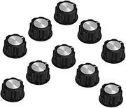 KOMBIUDA 10pcs Stylish Potentiometer Control Knob for Electric Guitar and Bass Screw Volume and Tone Knobs Elegant Design for Easy Installation and Enhanced Aesthetics