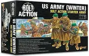 Warlord Games US Army (Winter) Starter Army - 28mm Scale Miniatures for Bolt Action Highly Detailed World War 2 Miniatures for Table-top Wargaming