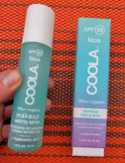 COOLA SPF 30 Makeup Setting Spray 1.5Oz Juniper Berry New / Sold Out Online x1