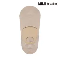 在飛比找momo購物網優惠-【MUJI 無印良品】女棉混輕薄腳跟防滑隱形襪(共3色)