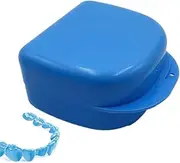 Retainer Container Case - Denture Case Mouth Guard Container Retainer Box | Large Capacity Denture Case Without Holes for Orthodontic Braces, Women, Men, Mouth Guards Buniq