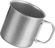 Milisten Lightweight Collapsible Stainless Steel Camping Cup Portable Outdoor Travel Mug for Hiking Picnics and Backpacking Foldable Design for and Use