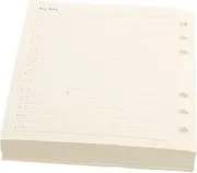 UTHCLO Notebook Replaceable Papers 4 Pack of Lined Loose Leaf Portable Binder Paper