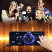 Mini HiFi Digital Stereo Audio Amplifier Radio Mic U4G4 Home Car Use H0X0