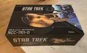 Eaglemoss Gold USS Enterprise - D (XL) Star Trek TNG New (WITH Magazine!)