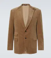 [Ralph Lauren Purple Label] Ralph Lauren Purple Label Kent cotton and cashmere corduroy blazer AU 87 green