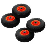 Solid PU Sack Truck Wheels 3 Inch Heavy Duty Trolley Replacement Tires 4pcs