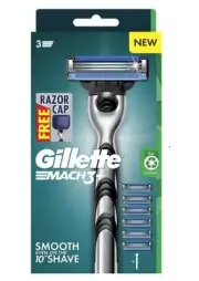 2 X GILLETTE - MACH3 Turbo - 3D Motion - Razor. Total 12 cartridge.