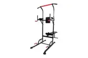 Power Tower Fitness Station Chin Push Pull Up Bench Press Knee Raise Home Gym