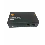 GREATHTEK KVM Switch HDMI Dual Monitor Extended Display 2 Port 4 USB 2.0 Hub