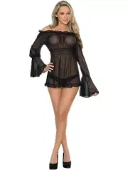 Sexy Wench Chemise Lingerie Escante Lingerie #33584 Small/Medium
